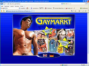 Gay DVDs und Sexspielzeug